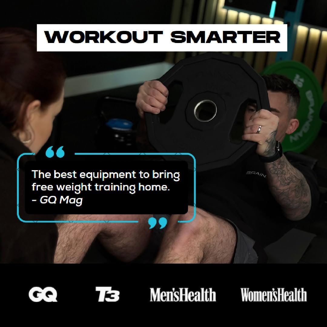 Black HD Bumper Weight Plates Rubber - 5kg to 25kg