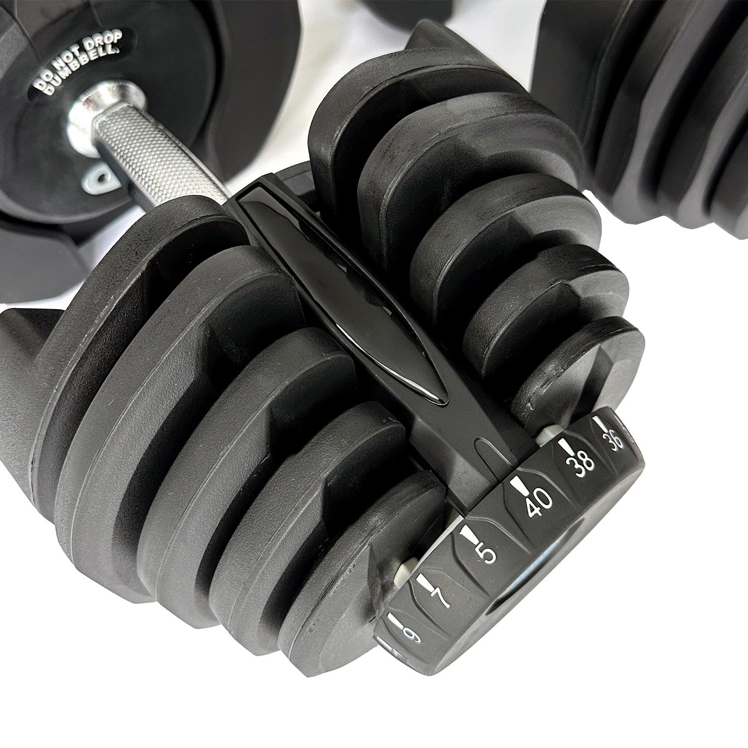 BRAINGAIN PAIR 40kg Adjustable Dumbbell Home Workout Equipment