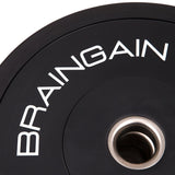 BRAINGAIN Spartan Gym Bundle (100kg Plates, 15kg Olympic Bar)